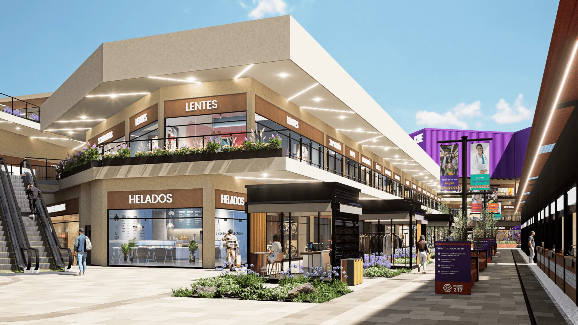 Fachada Distrito Comercial 2·17